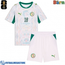 Fotballdrakt Barn Senegal Ismaila Sarr #18 Hjemmedraktsett VM 2026 Kortermet (+ Korte bukser)